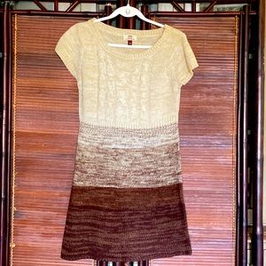 Multi color knit dress